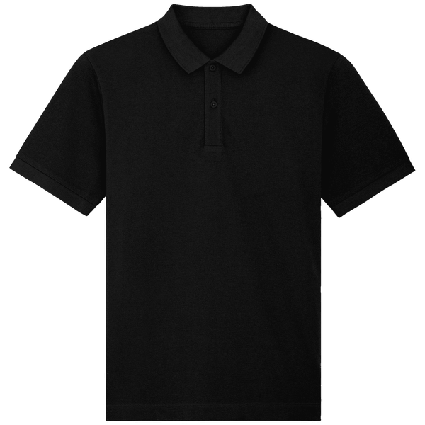 Polo unisexe bio prepster face Black