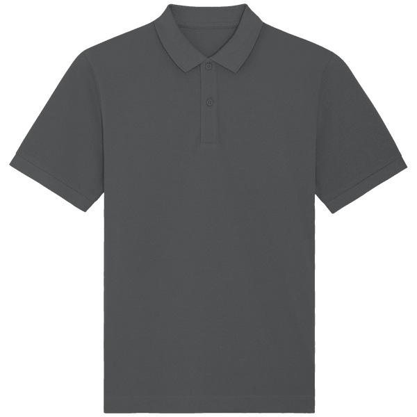Polo unisexe bio prepster face Anthracite