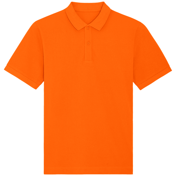 Polo unisexe bio prepster face Bright Orange