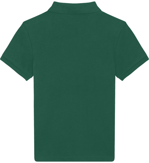 Polo enfant bio stanley mini sprinter dos Glazed Green