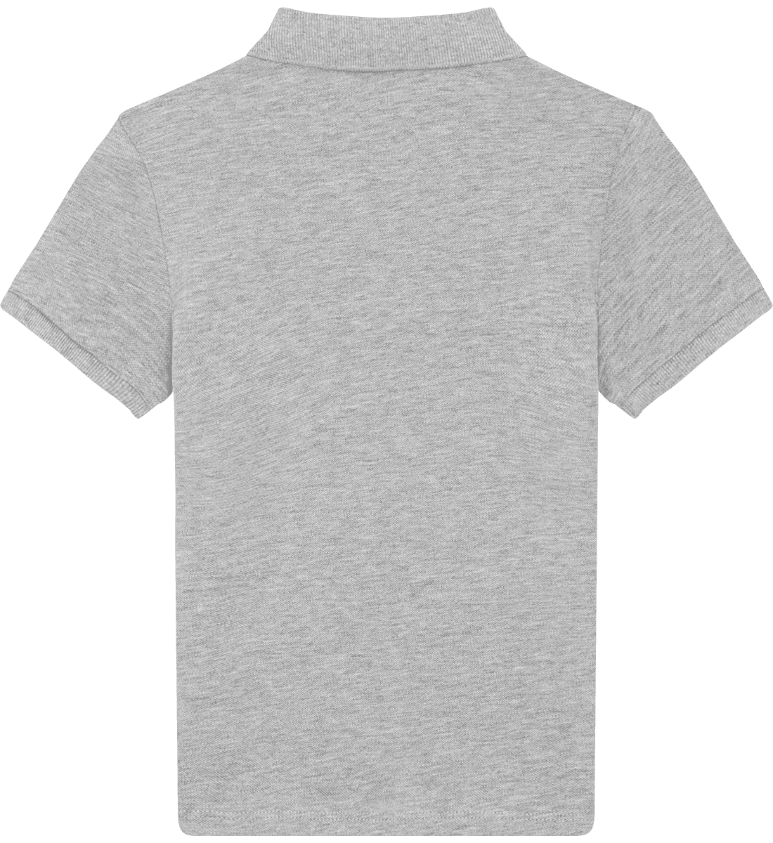 Polo enfant bio stanley mini sprinter dos Heather Grey