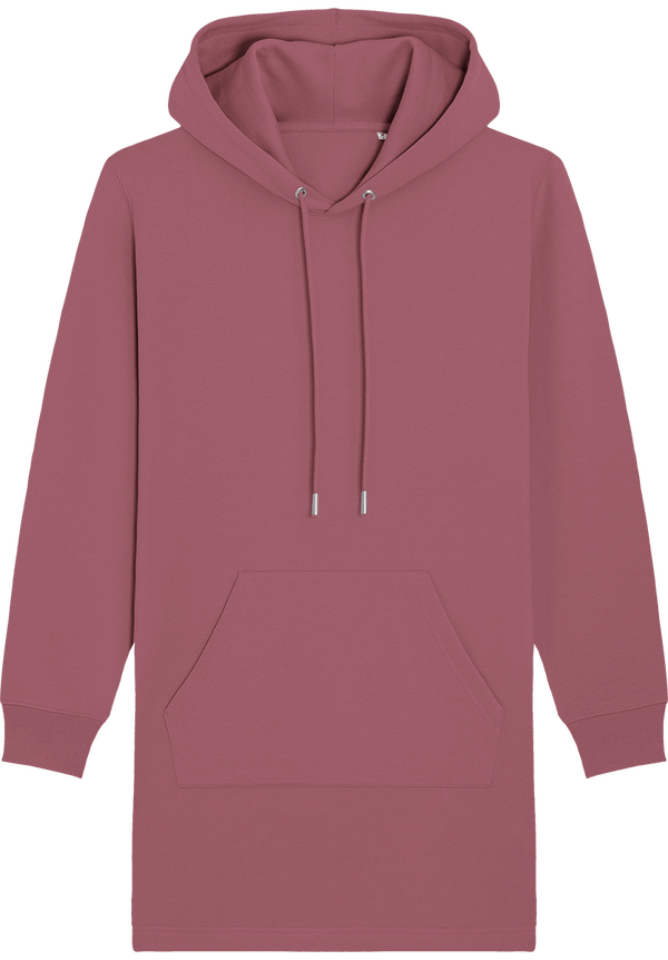 Robe sweat shirt a capuche stella streeter face Hibiscus Rose