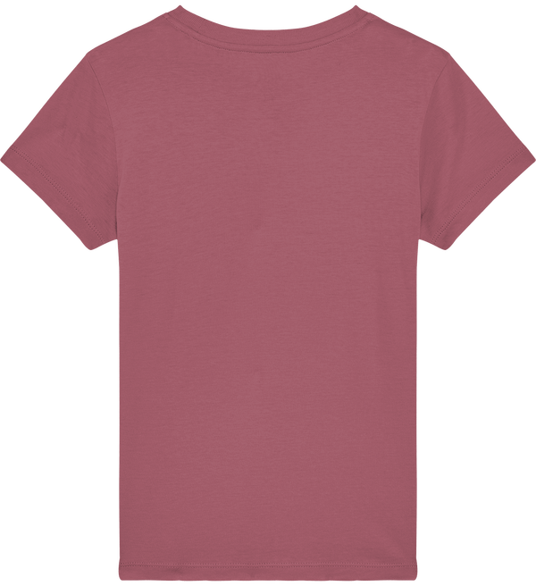 Tee shirt enfant bio stanley mini creator dos Hibiscus Rose