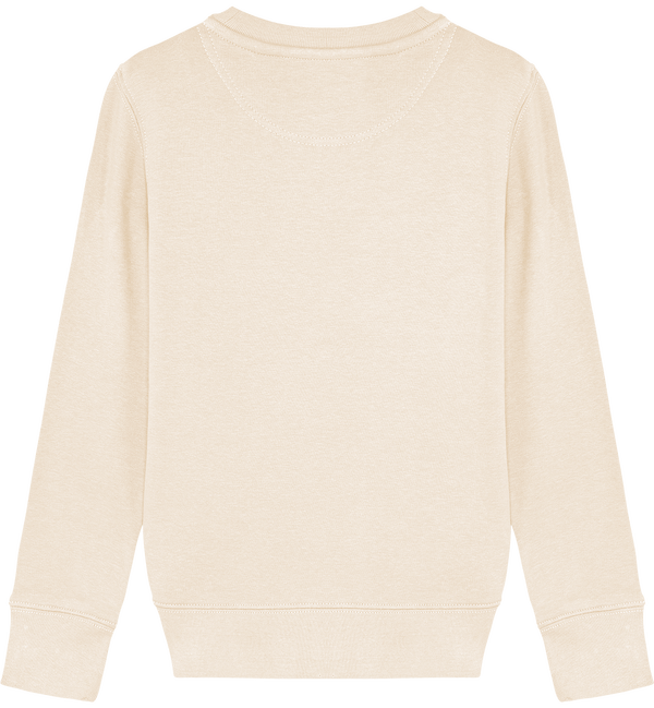 Sweat col rond enfant 300 gr mini changer dos Natural Raw