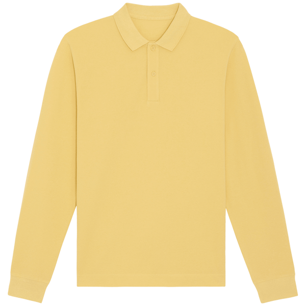 Polo unisexe manches longues bio prepster long sleeve face Jojoba