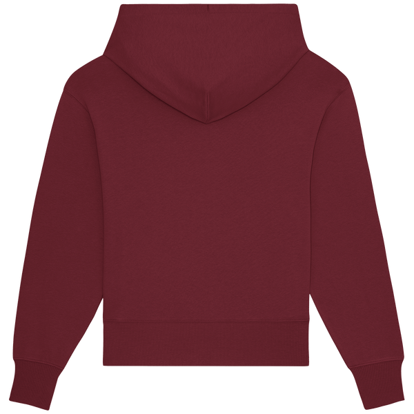 Sweat a capuche unisexe decontracte slammer dos Burgundy