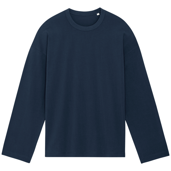 T shirt decontracte unisexe slammer face French Navy