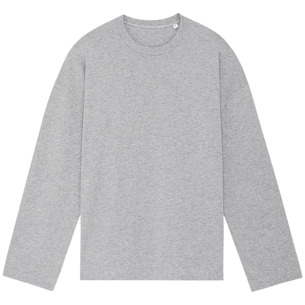 T shirt decontracte unisexe slammer face Heather Grey
