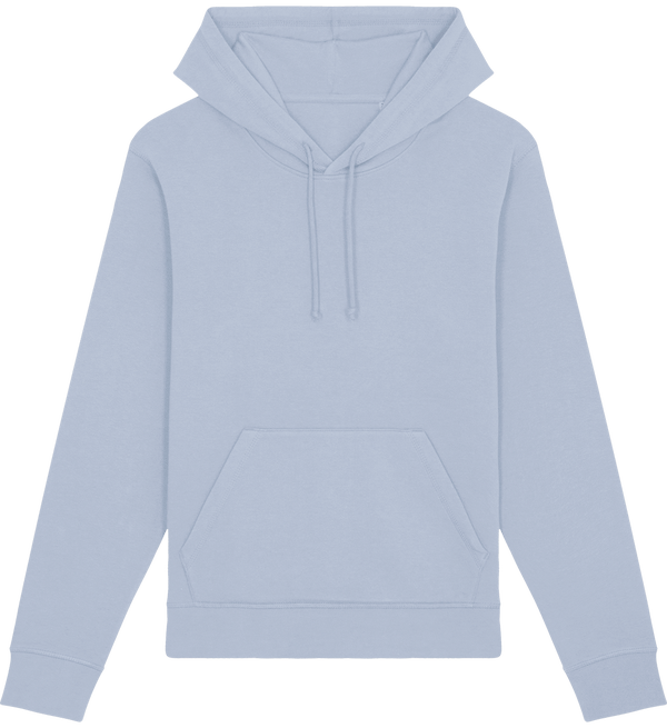 Sweat shirt capuche essentiel unisexe drummer face Serene Blue