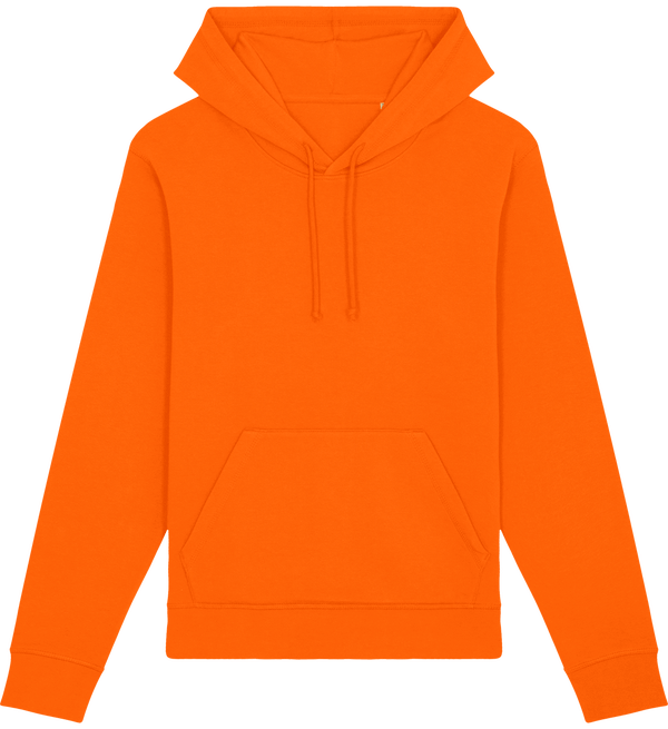 Sweat shirt capuche essentiel unisexe drummer face Bright Orange