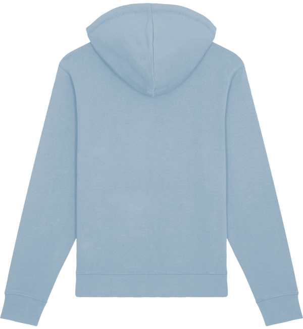 Sweat shirt capuche essentiel unisexe drummer dos Sky blue