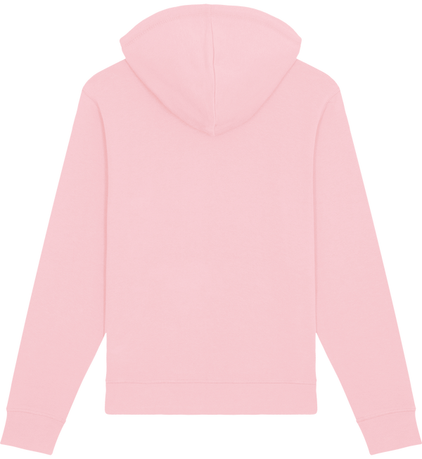 Sweat shirt capuche essentiel unisexe drummer dos Cotton Pink