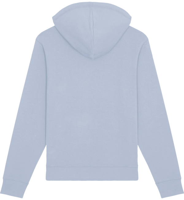 Sweat shirt capuche essentiel unisexe drummer dos Serene Blue