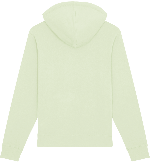 Sweat shirt capuche essentiel unisexe drummer dos Stem Green