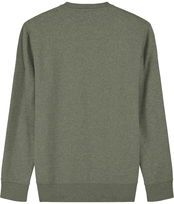 Sweat col rond unisexe 350gr stanley changer dos Mid Heather Khaki