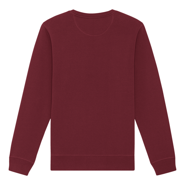 Sweatshirt a col rond unisexe stanley roller dos Burgundy