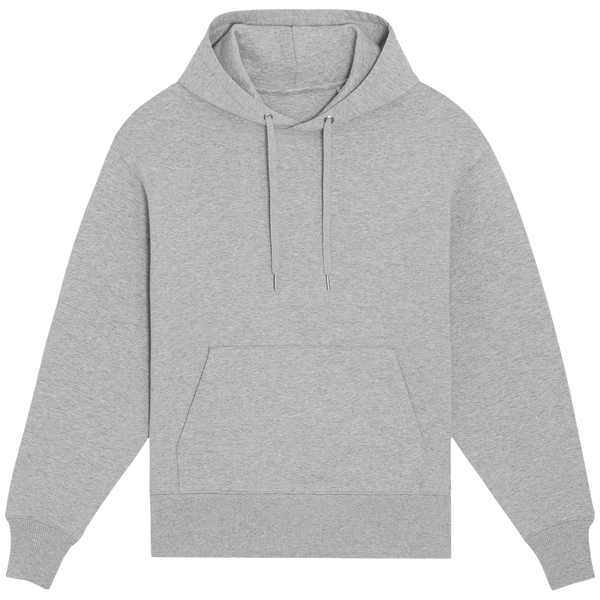 Sweat shirt a capuche unisexe epais slammer heavy face Heather Grey