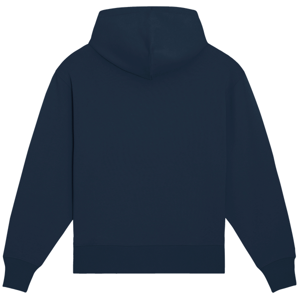 Sweat shirt a capuche unisexe epais slammer heavy dos French Navy