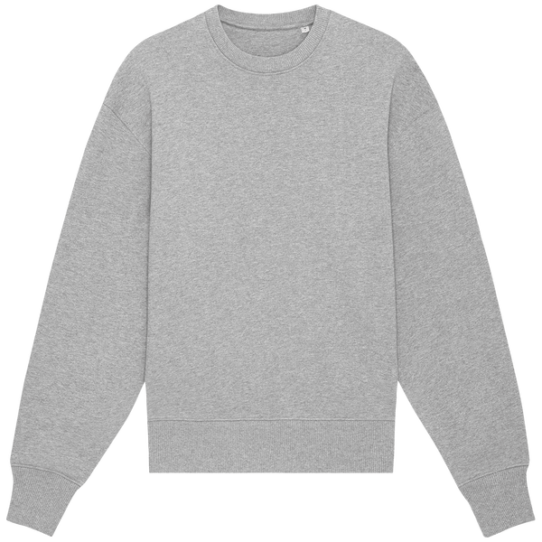 Sweat shirt col rond unisexe epais radder heavy face Heather Grey