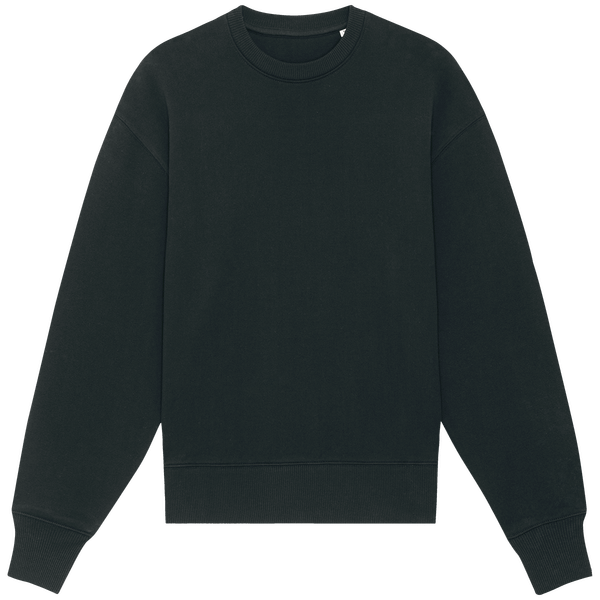 Sweat shirt col rond unisexe epais radder heavy face Black