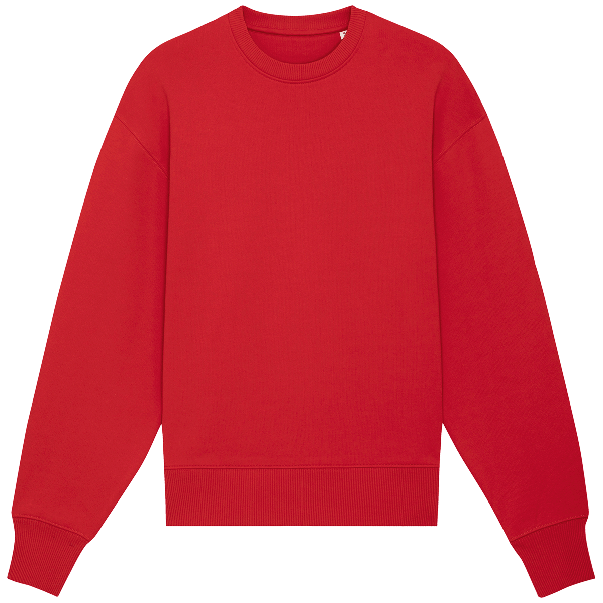 Sweat shirt col rond unisexe epais radder heavy face Red