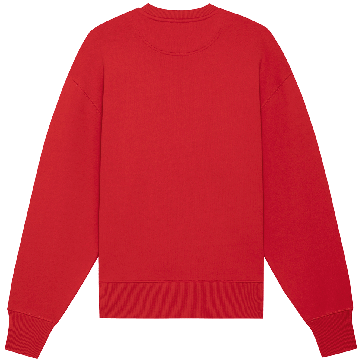 Sweat shirt col rond unisexe epais radder heavy dos Red