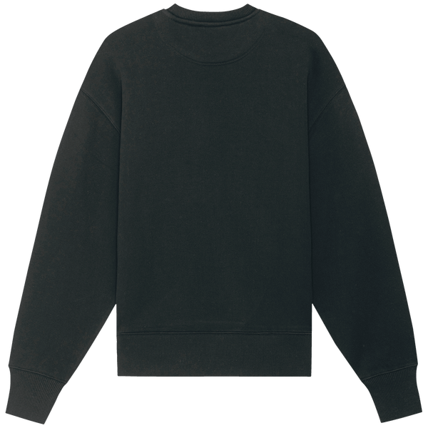 Sweat shirt col rond unisexe epais radder heavy dos Black