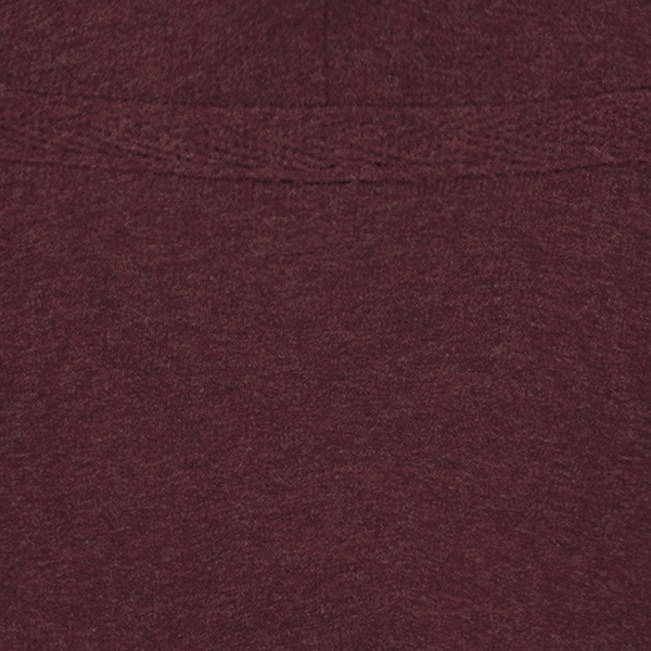 Sweat shirt ecoresponsable a capuche homme col Wine Heather
