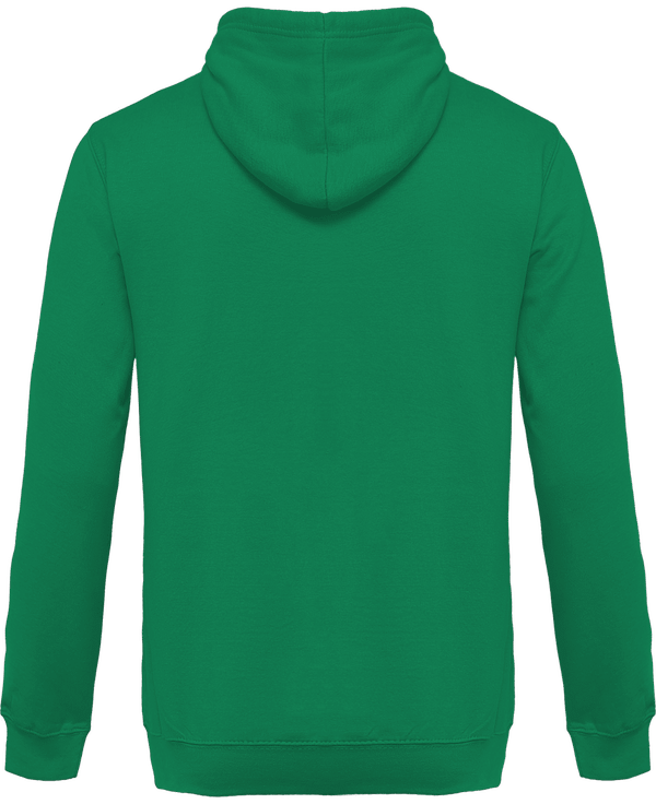 Sweat shirt a capuche homme dos Kelly Green