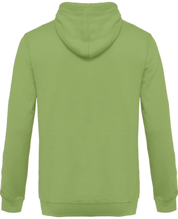 Sweat shirt a capuche homme dos Lime