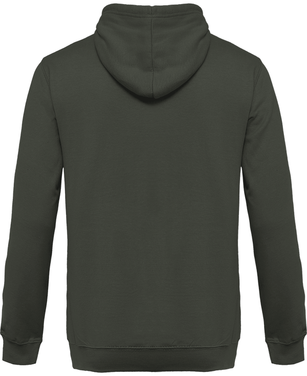 Sweat shirt a capuche homme dos Dark Khaki