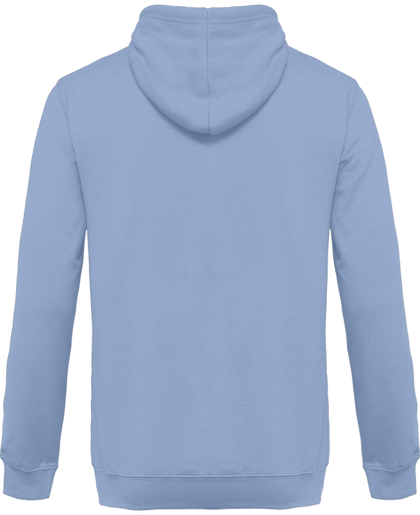 Sweat shirt a capuche homme dos Sky Blue