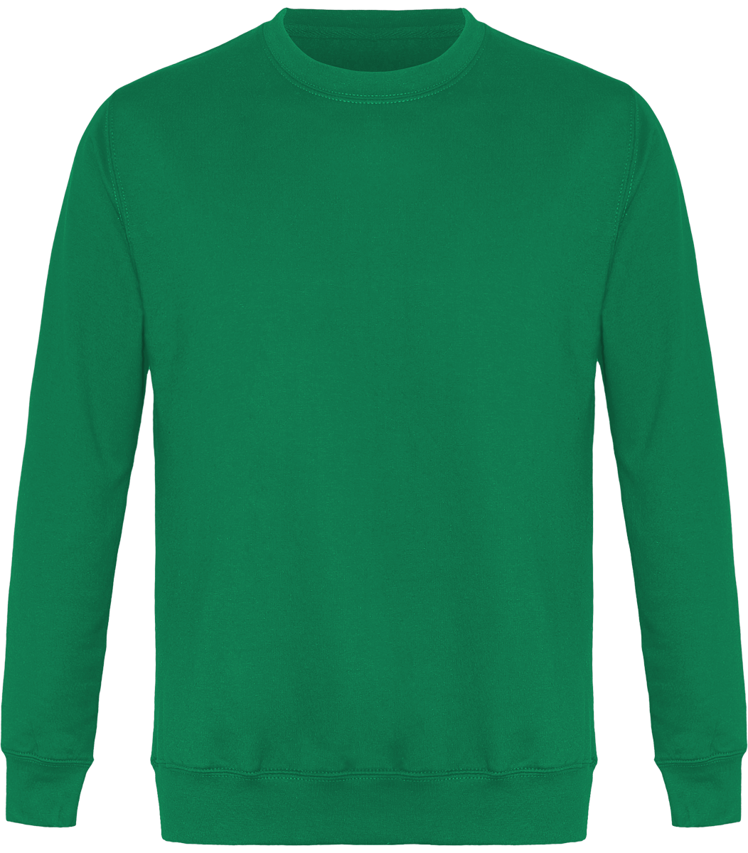 Sweat Col Rond Unisexe Kelly Green