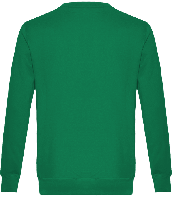 Sweat col rond unisexe dos Kelly Green