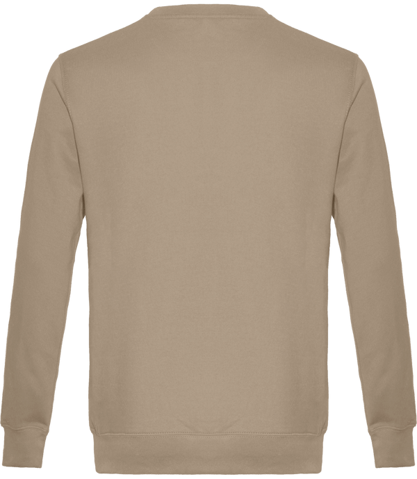 Sweat col rond unisexe dos Light Sand