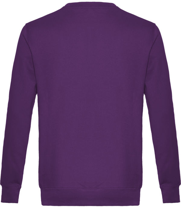 Sweat col rond unisexe dos Purple