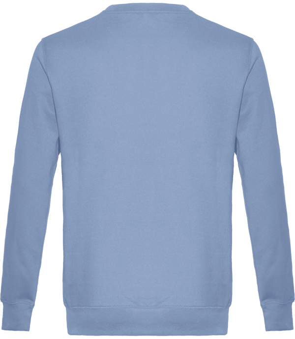 Sweat col rond unisexe dos Sky Blue