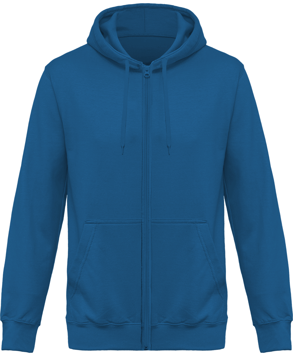 Sweatshirt Zippé À Capuche Tropical Blue
