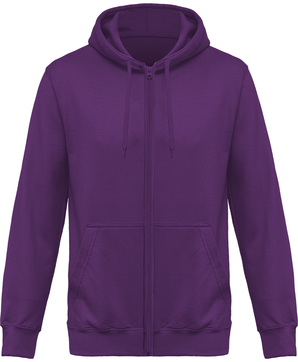 Sweatshirt Zippé À Capuche Purple
