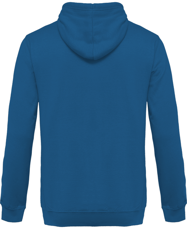 Sweat zippe a capuche unisexe dos Tropical Blue