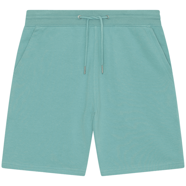 Short de sport unisexe trainer face Teal Monstera