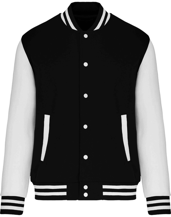 Veste Teddy Mixte Bicolore  Black / White