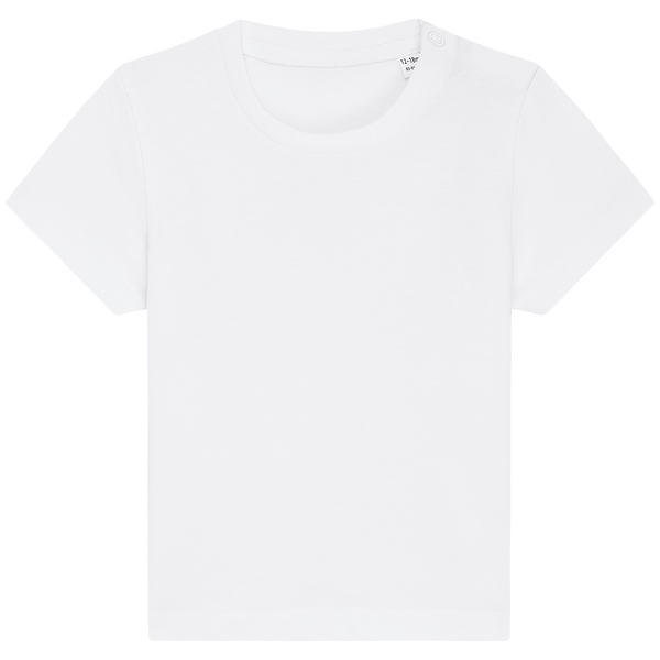 T shirt bebe bio baby creator face White
