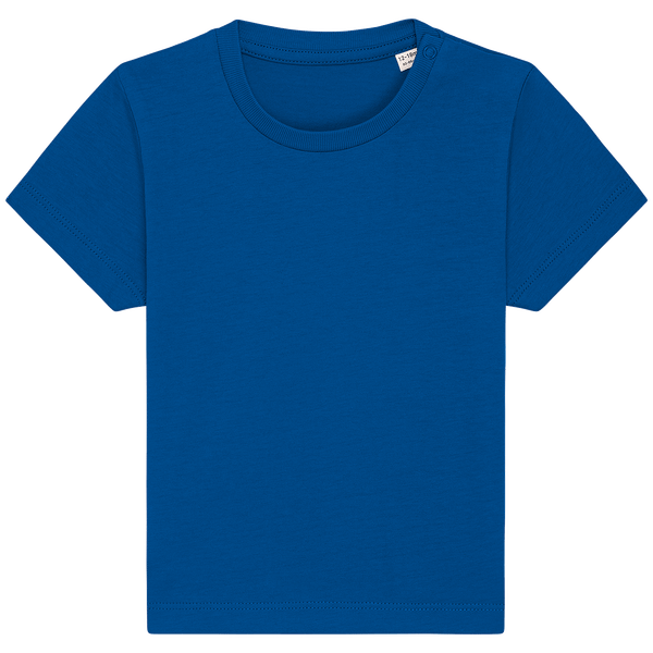 T shirt bebe bio baby creator face Majorelle Blue