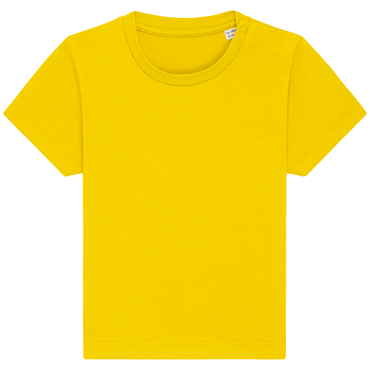 T shirt bebe bio baby creator face Golden Yellow