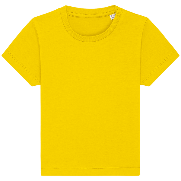 T shirt bebe bio baby creator face Golden Yellow