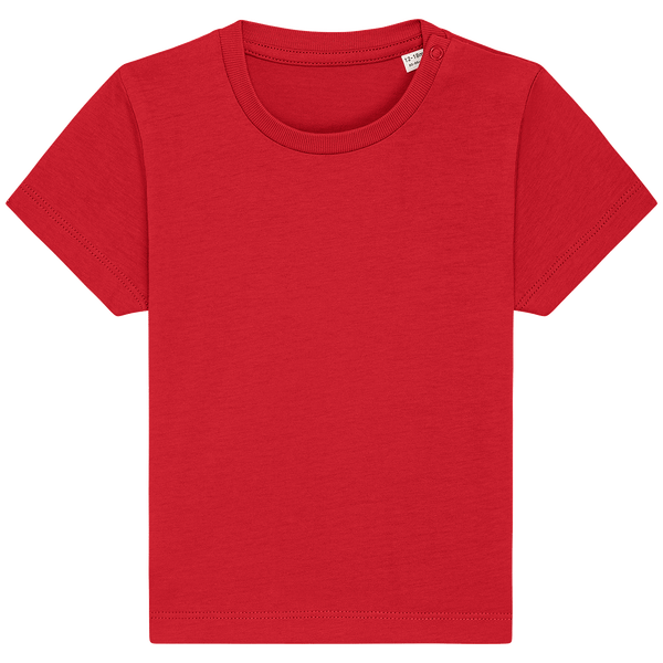 T shirt bebe bio baby creator face Red