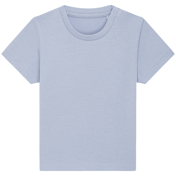 T shirt bebe bio baby creator face Serene Blue