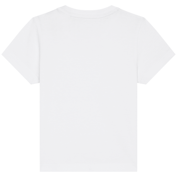 T shirt bebe bio baby creator dos White