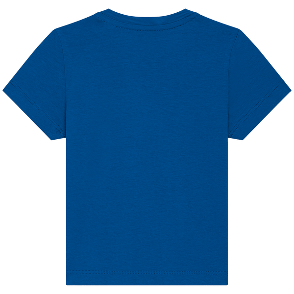 T shirt bebe bio baby creator dos Majorelle Blue